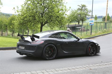 Porsche Cayman Gt Spied Racing Towards Production Autoevolution