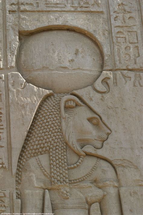 Sekhmet Relief In The Temple Of Kom Ombo 1390 1352 Bc Ancient