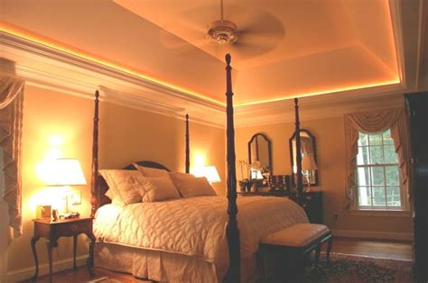 Jcphotoz has uploaded 184 photos to flickr. Love the idea of installing crown molding and rope lights ...