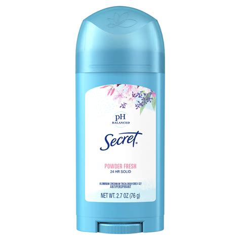 Secret Wide Solid Antiperspirant Deodorant Powder Fresh 27 Oz
