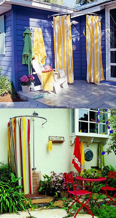 27 beautiful diy bathroom pallet projects for a rustic 32 Beautiful & Easy DIY Outdoor Shower Ideas - A Piece of Rainbow | Outdoor shower diy, Outdoor ...