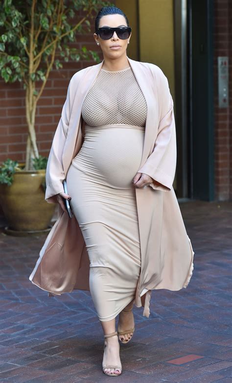 We did not find results for: Pregnant Kim Kardashian Wears Nude Mesh Maternity Dress ...