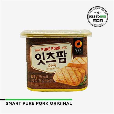 Smart Pure Pork Original Luncheon Meat 330g Shopee Philippines