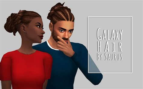 Saurus Sims Galaxy Hair Sims 4 Hairs