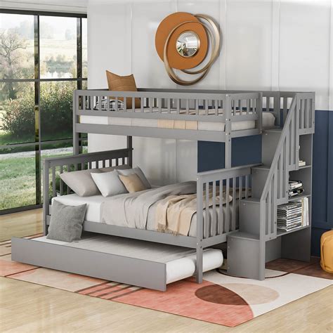 Buy Baysitone Bunk Bed Bunk Beds Twin Over Full Size Bunk Bed With