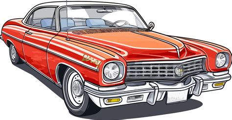 Vintage Classic Car Illustration 26427927 Png