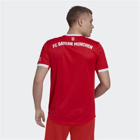 Adidas Fc Bayern 2223 Home Authentic Jersey Red Adidas Uk