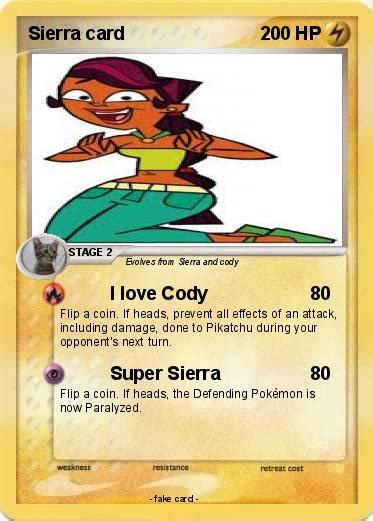 Pokémon Sierra Card I Love Cody My Pokemon Card