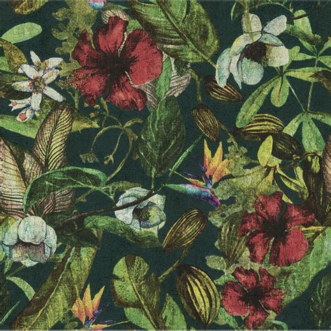 2979-37216-5 - Kailano Multicolor Botanical Wallpaper - by Advantage