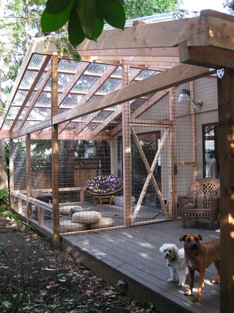 Backyard Fence Ideas For Dogs 17 Outdoor Cat Enclosure Cat Patio