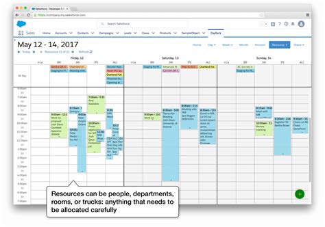 Salesforce Calendar • Resource Scheduling with DayBack