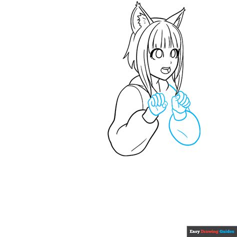 How To Draw An Anime Wolf Girl Easy Step By Step Tutorial