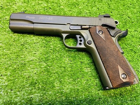 Sig Sauer 22 Lr 1911 Olive Green Semi Auto Second Hand Pistol For Sale