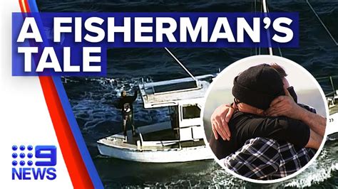 Fisherman found after five days missing at sea | 9 News Australia - YouTube