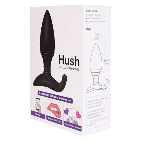 Lovense Hush Butt Plug Black Bath Beauty Fast Delivery By