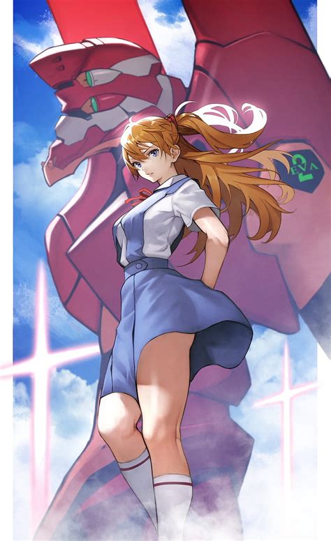 Anime Anime Girls Neon Genesis Evangelion Asuka Langley Soryu Eva