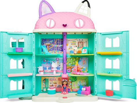Gabbys Dollhouse Over 2ft 15 Piece Purrfect Dollhouse With Sounds