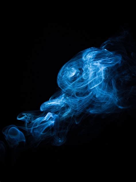 Blue Smoke Wallpaper Iphone Android And Desktop Backgrounds