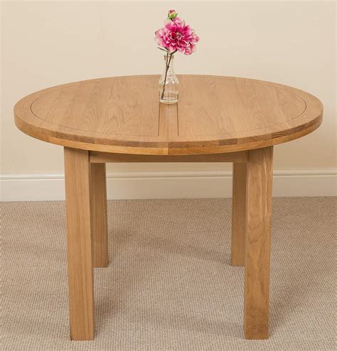 Round Extendable Dining Table Seater Small Oak Kitchen Table My XXX