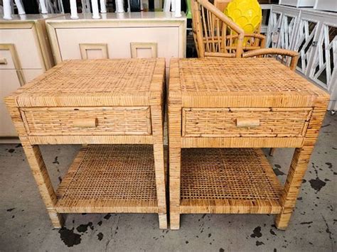 Shop furniture, home décor, cookware & more! 20+ Rattan Night Stand Designs For Your Bedroom (With ...