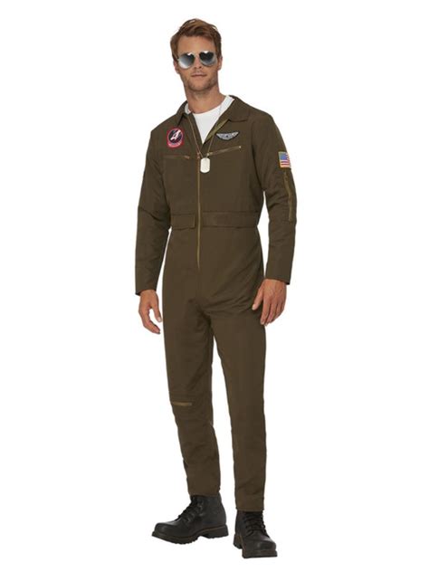Top Gun Maverick Mens Costume Army And Military Costumes Mega Fancy Dress