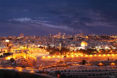 Night View Of Jerusalem Photos Portfolio