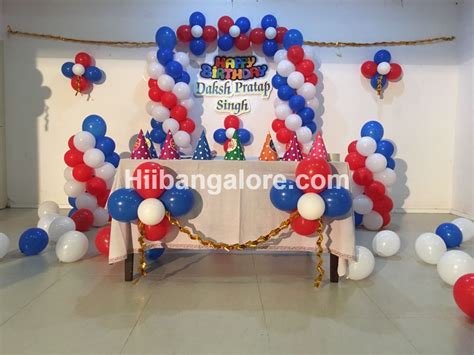 Simple Birthday Event Balloon Decoration Bangalore Catering Services