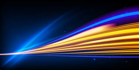 Light Trails Effect With Colorful Blurred Lines 698762 Vector Art At