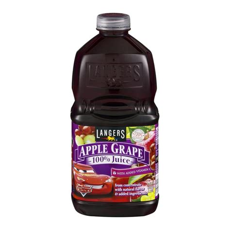 Langers Apple Grape 100 Juice 64 Fl Oz Instacart