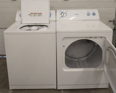 Order Your Used Set Amana Washer Ntw4600vq1 And Dryer Yned4500vq0 Today