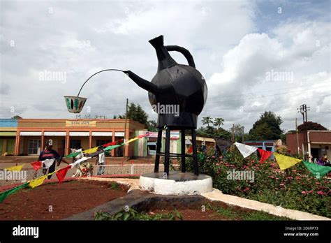 Ethiopian Coffee Ceremony Monument In Jimma Kaffa Region Ethiopia