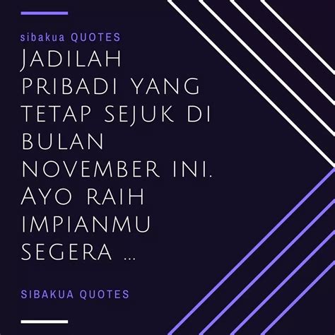 101 Kata Ucapan Bulan November Keren Buat Caption Sibakua