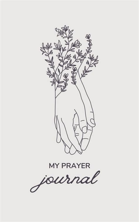 Free Printable Prayer Journal Book Cover Templates Canva