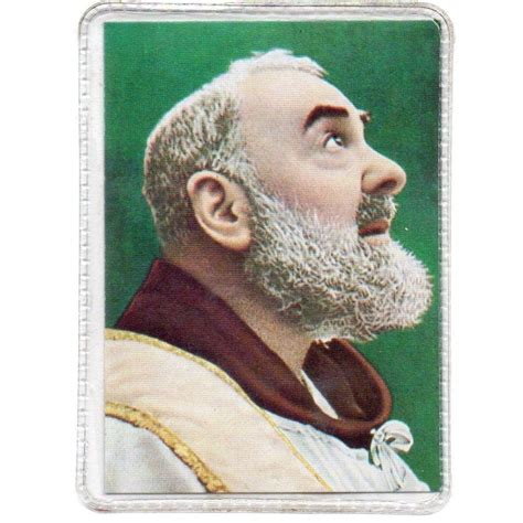 Relic Card Of St Padre Pio St Father Pio Vintage Holy Card