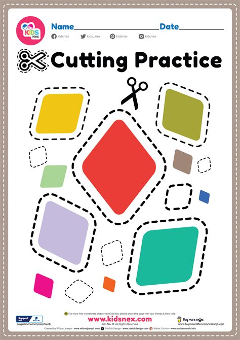 Preschool Scissor Activities Free Printable Pdf For Kids
