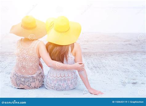 Pride And The Lgbtq On Summer Beach Stock Image Image Of Happy Friend 150643119
