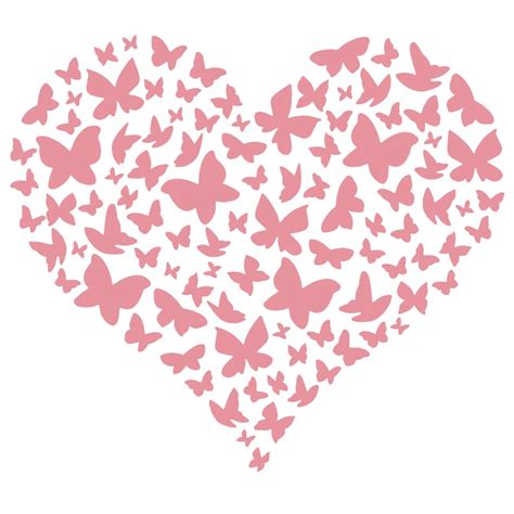 348 Butterfly Heart Svg Free Svg Png Eps Dxf File