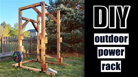 Diy Power Rack For My Outdoor Home Gym How To Build A Beefy Power Rack