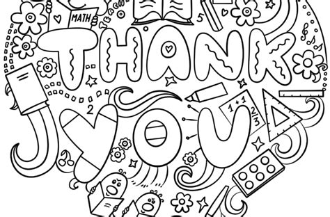 Free printable thank you coloring cards cards, create and print your own free printable thank you coloring cards cards at home Free Teacher Coloring Pages at GetColorings.com | Free ...