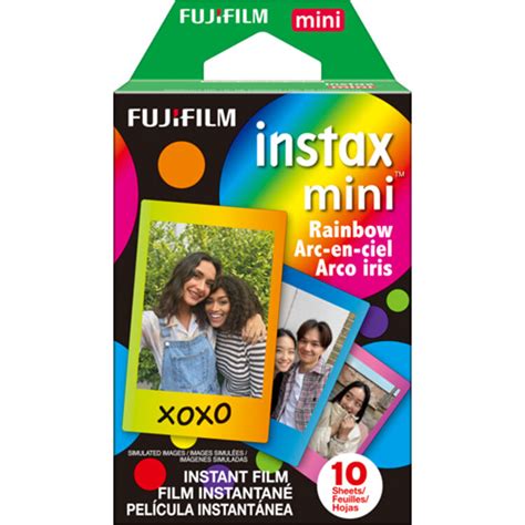 Fujifilm Instax Mini Rainbow Instant Film 16437401 Bandh Photo