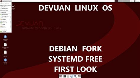 Devuan Linux Os Debian Fork Without Systemd Youtube