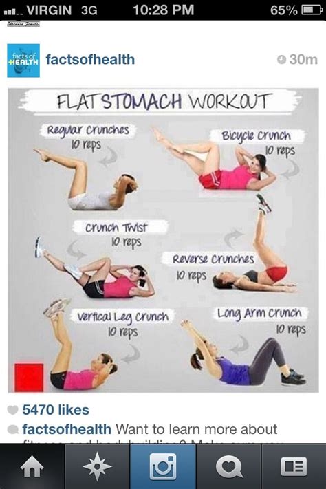 32 Flat Belly Exercises At Home With Pictures Equitment