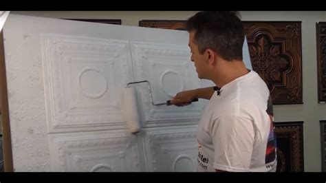How To Paint Styrofoam Ceiling Tiles