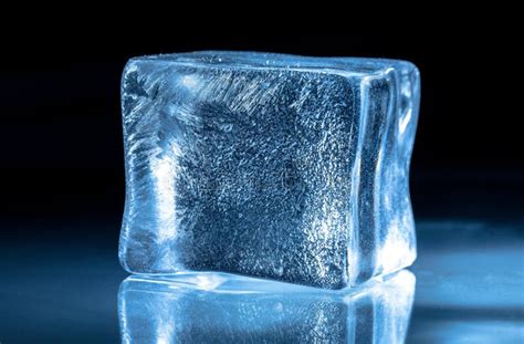 Frozen Ice Cube Stock Photo Image Of Frost Freshness 117952830