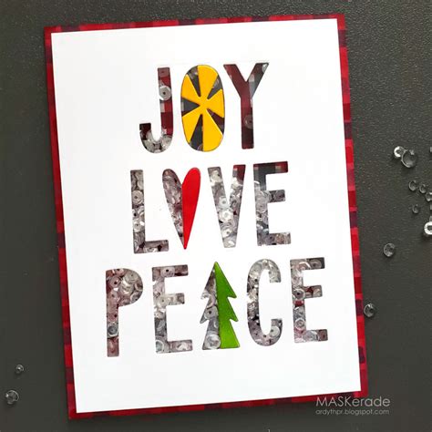 Maskerade Joy Love Peace 2 Ways Mft Release