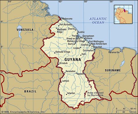 Guyana Voyages Cartes
