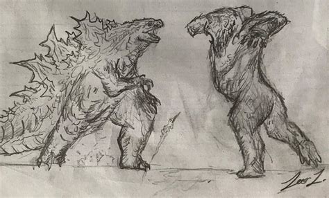 How To Draw Godzilla Vs Kong Howtoce