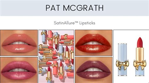 Pat Mcgrath Satinallure Lipsticks Youtube