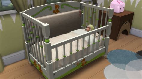 Sims 4 Functional Crib Sims 4 Baby Stroller Nelomg