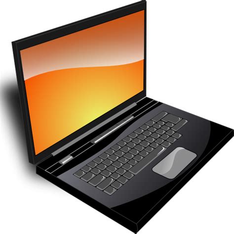 Laptop Orange Free Images At Vector Clip Art Online